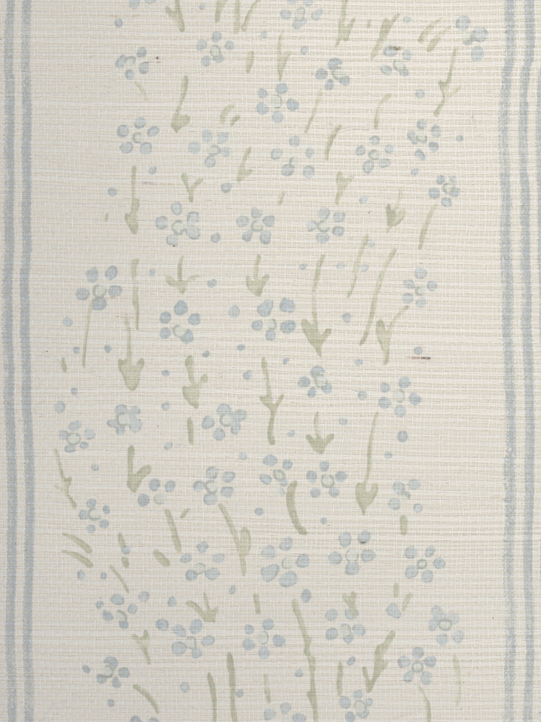 hillhouse floral disty wave grasscloth wallpaper by nathan turner blue green