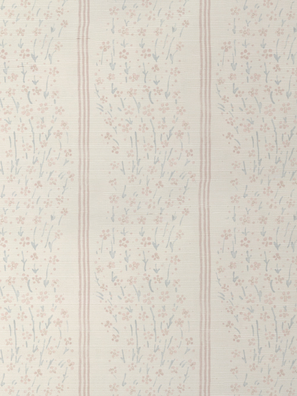 hillhouse floral disty wave grasscloth wallpaper by nathan turner blue pink
