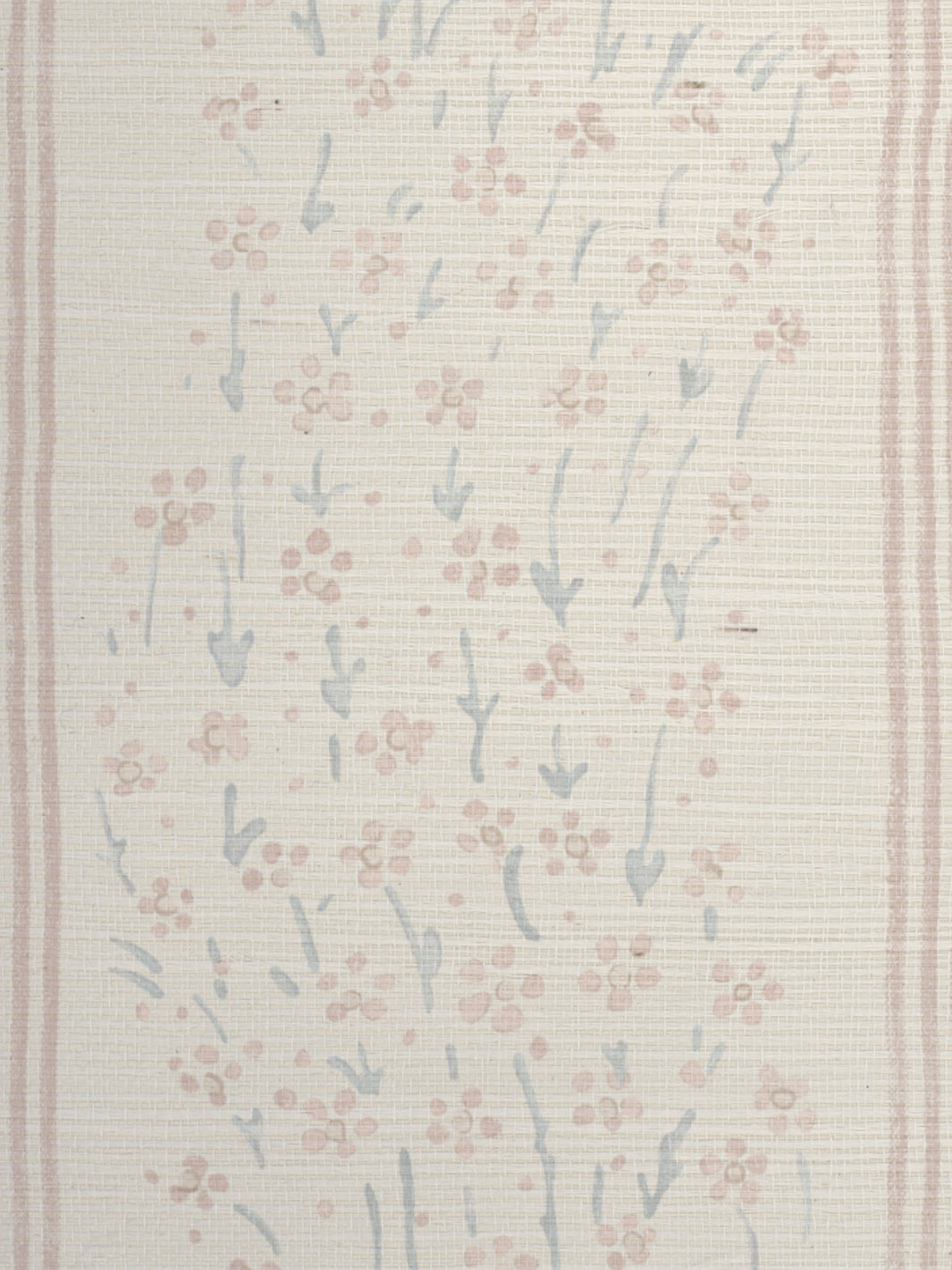 hillhouse floral disty wave grasscloth wallpaper by nathan turner blue pink