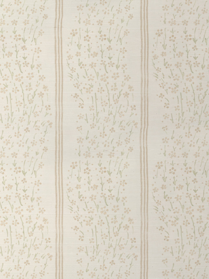 hillhouse floral disty wave grasscloth wallpaper by nathan turner goldgreen