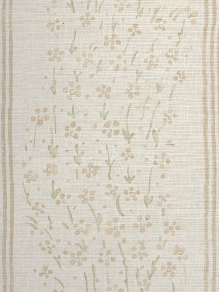 hillhouse floral disty wave grasscloth wallpaper by nathan turner goldgreen