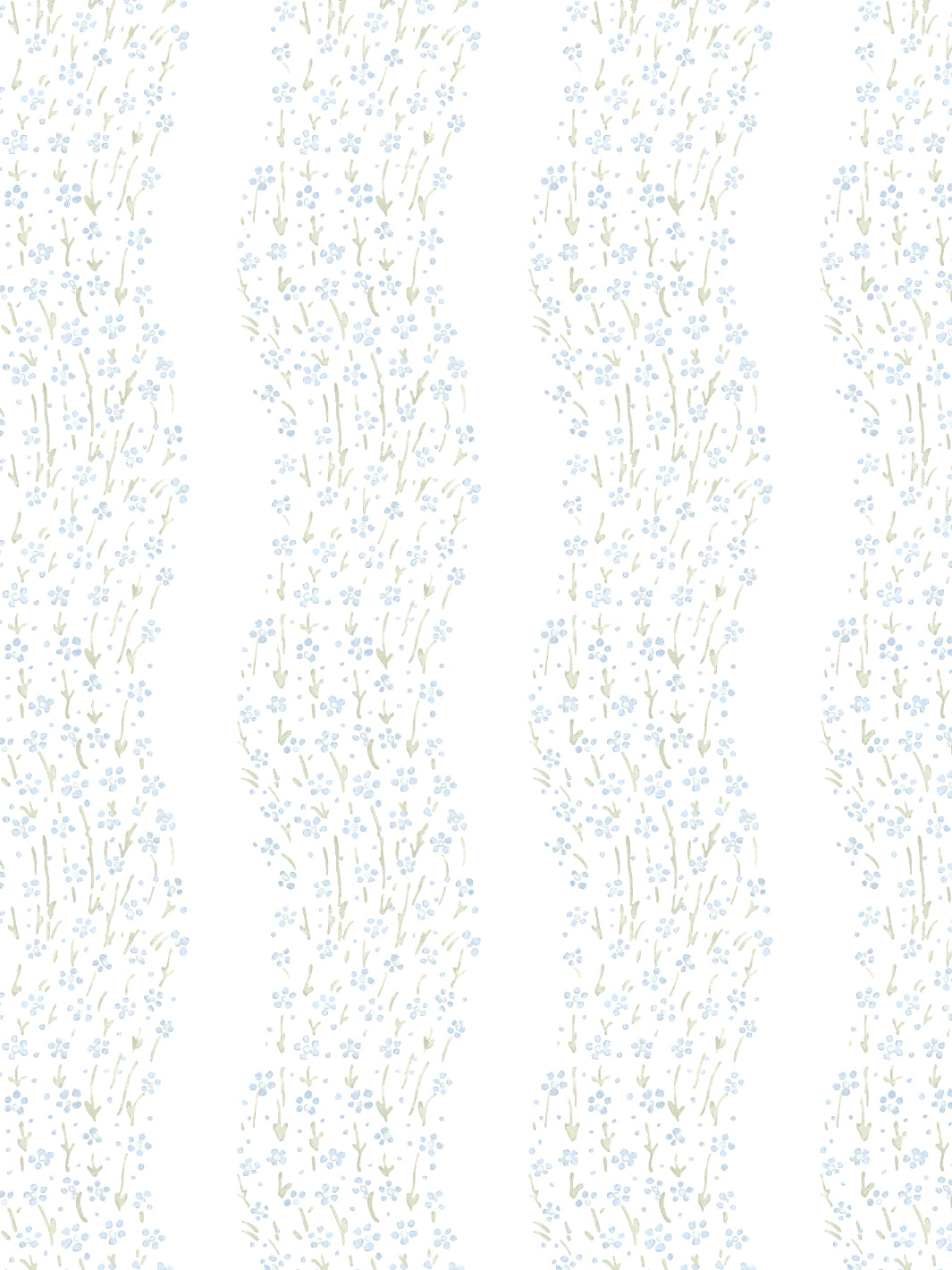 hillhouse floral ditsy wave wallpaper by nathan turner blue green