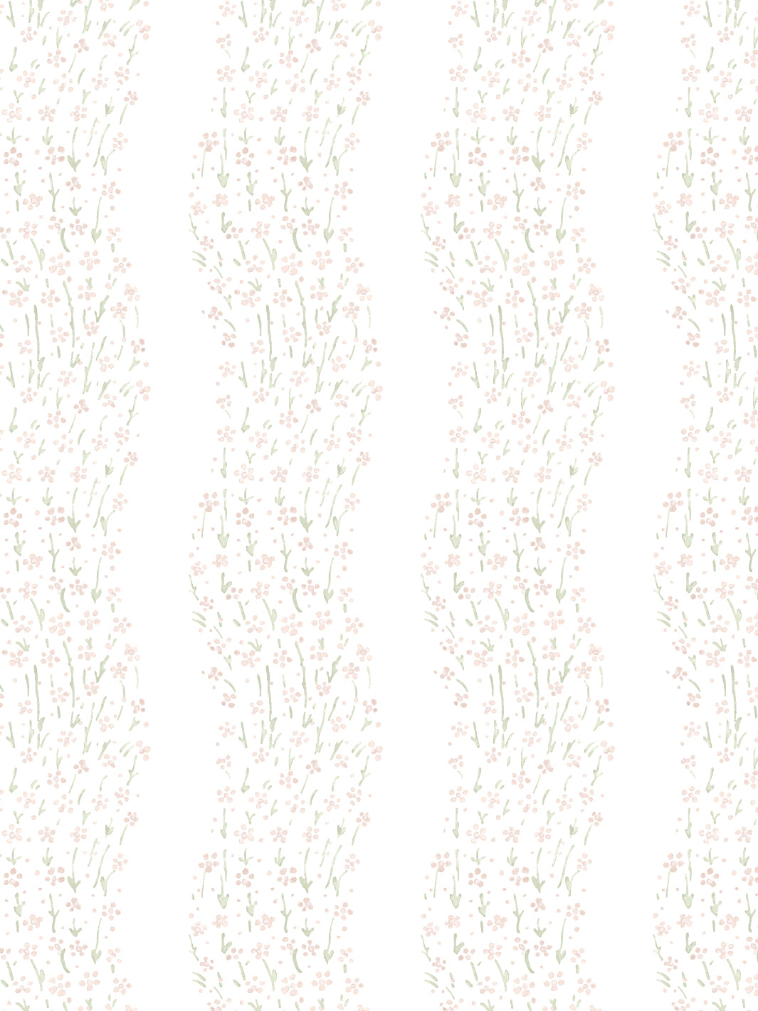 hillhouse floral ditsy wave wallpaper by nathan turner pink green