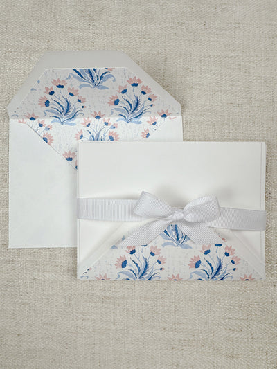 hillhouse floral note set by nathan turner blue pink