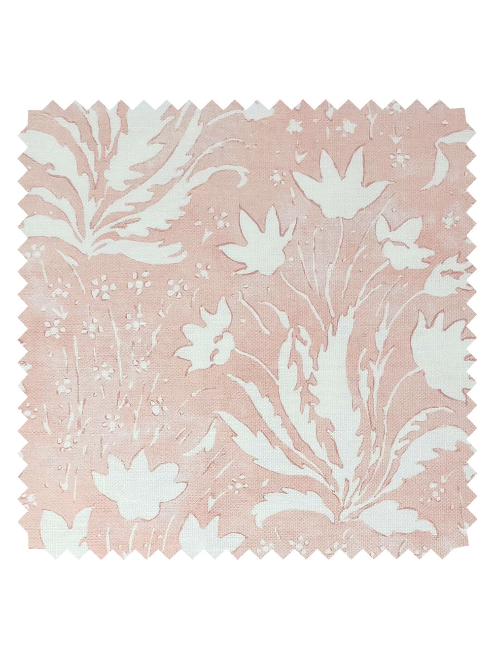 hillhouse floral one color linen fabric by nathan turner pink
