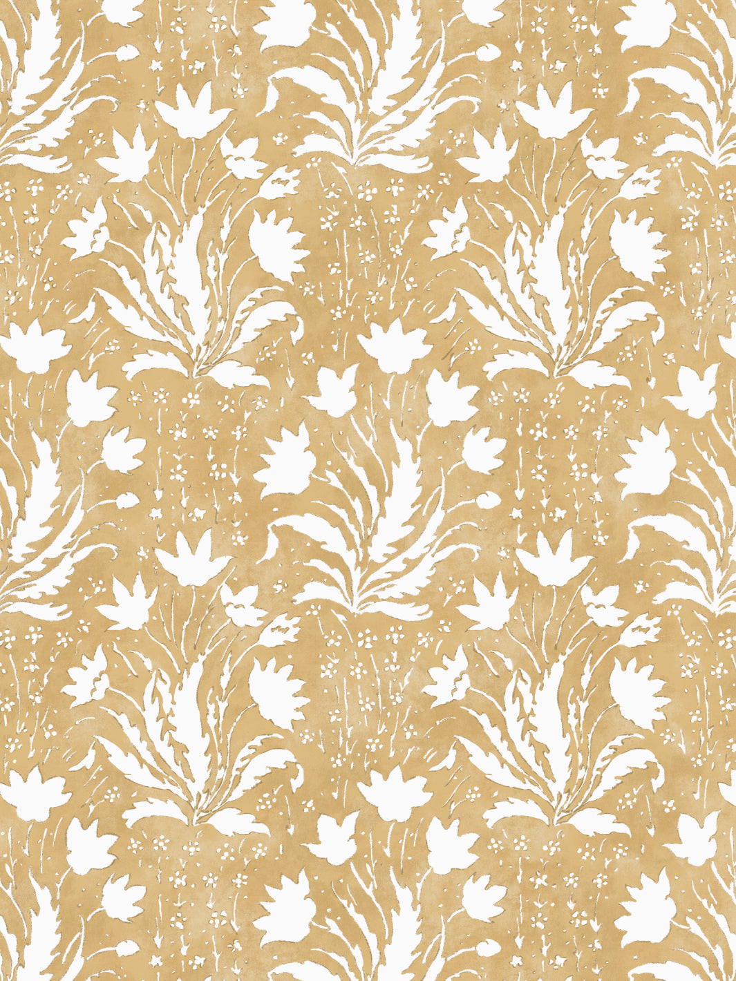 hillhouse floral one color wallpaper by nathan turner gold