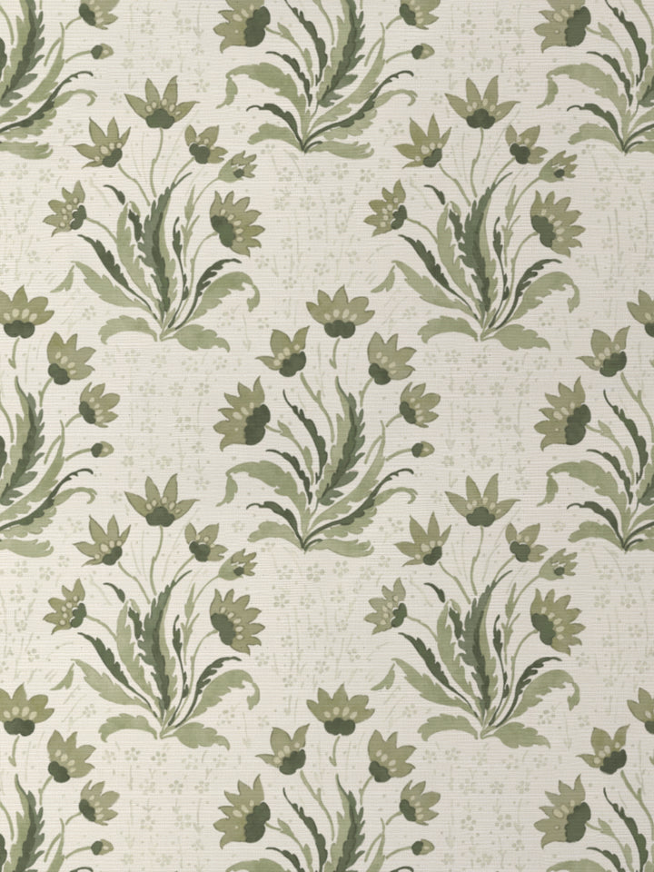 hillhouse floral tonal grasscloth wallpaper by nathan turner moss