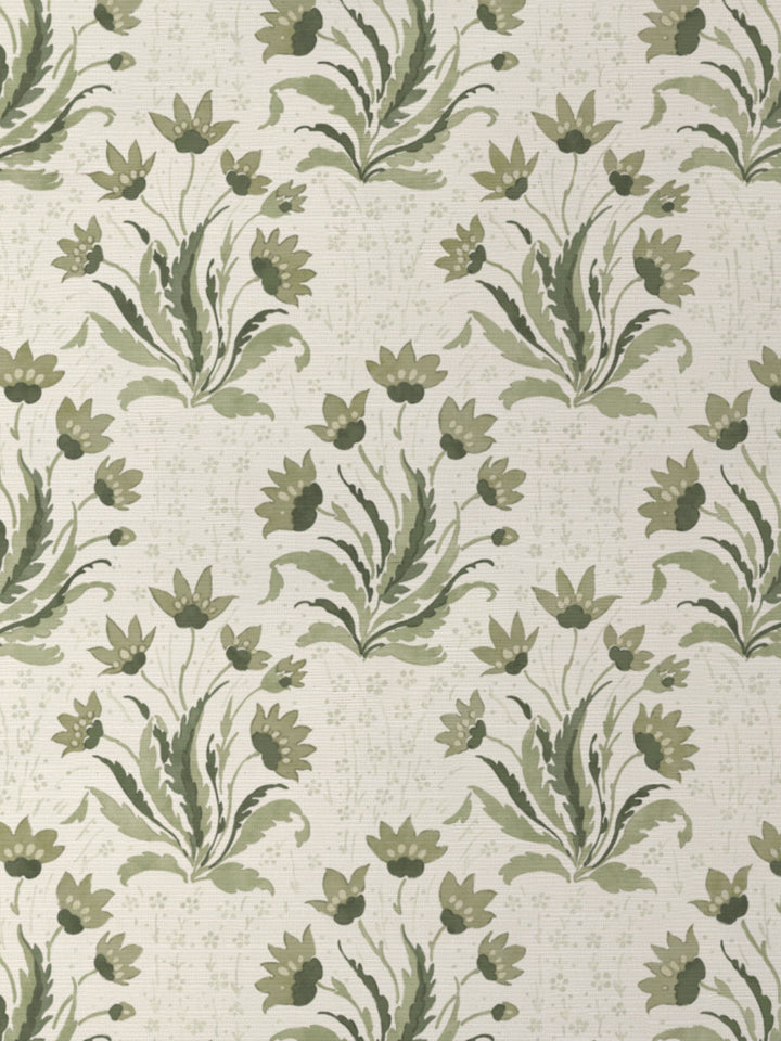 hillhouse floral tonal grasscloth wallpaper by nathan turner moss