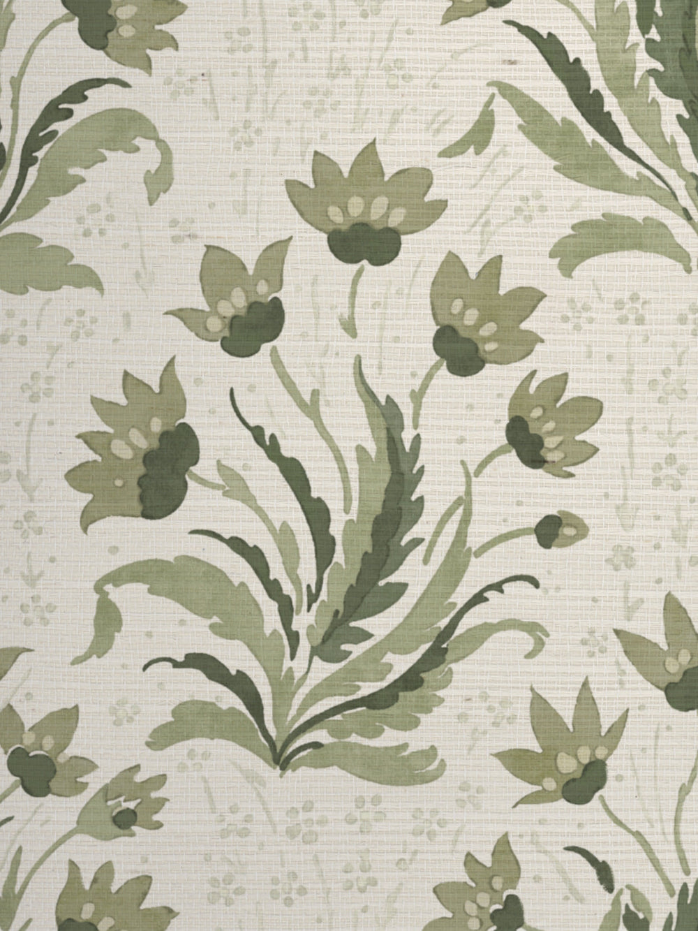 hillhouse floral tonal grasscloth wallpaper by nathan turner moss