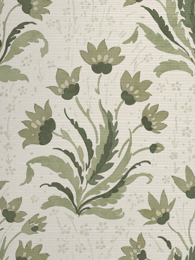 hillhouse floral tonal grasscloth wallpaper by nathan turner moss