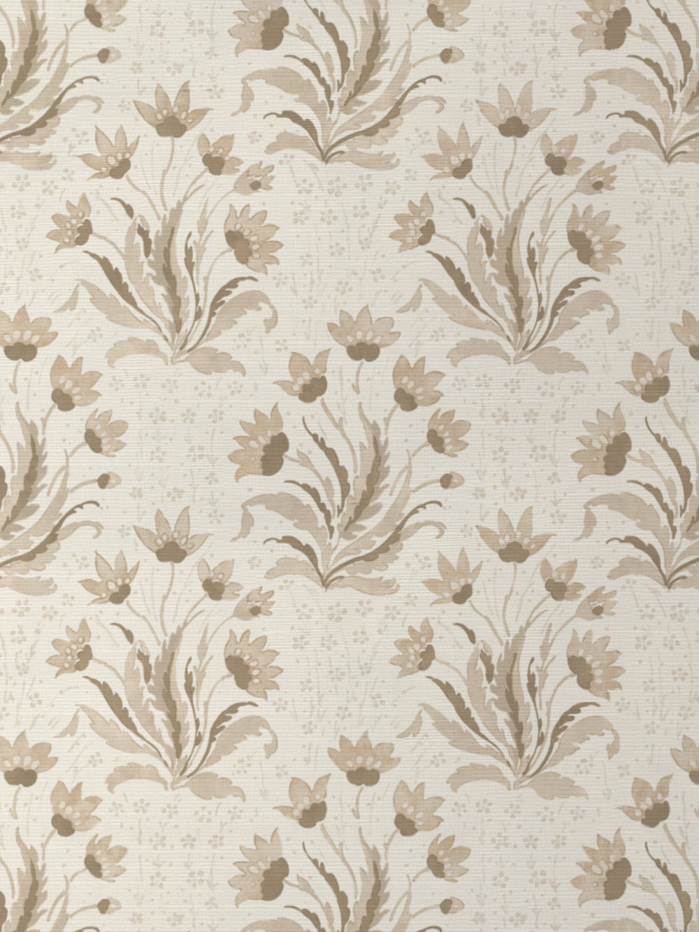 hillhouse floral tonal grasscloth wallpaper by nathan turner neutral