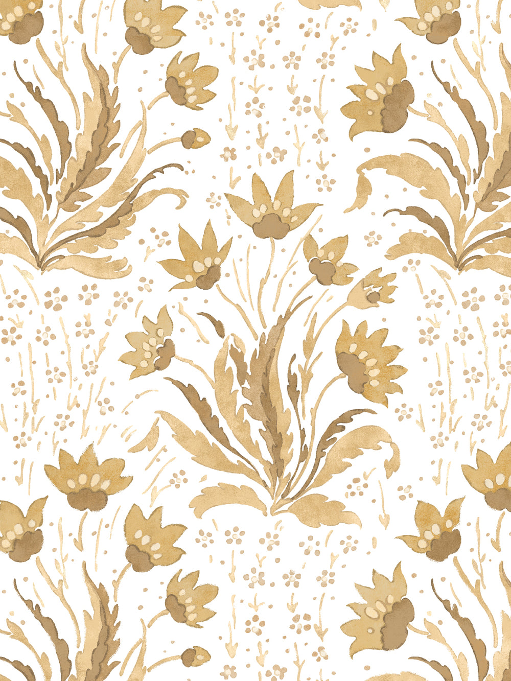 hillhouse-floral-tonal-wallpaper-by-nathan-turner-mustard