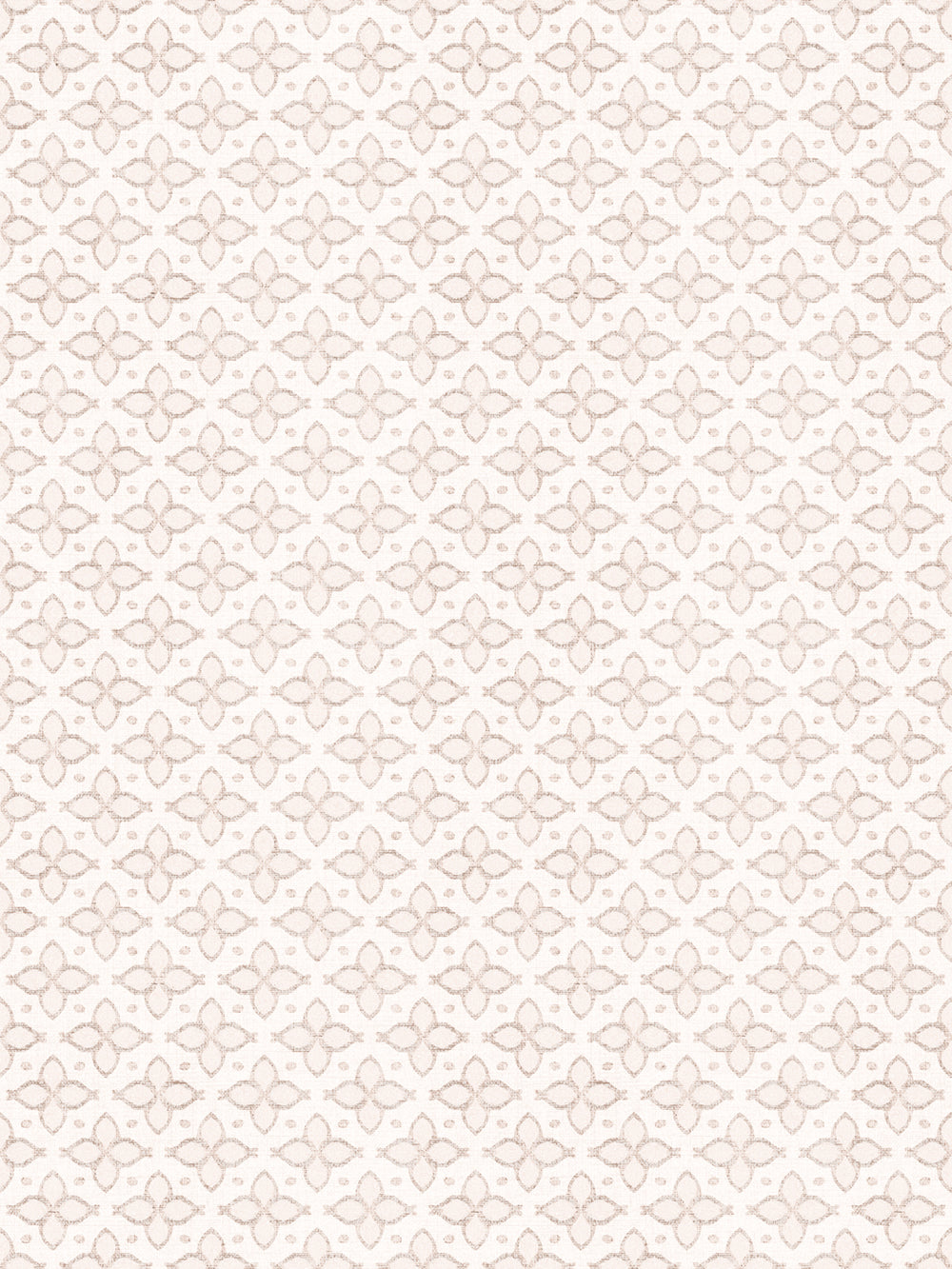 'Hyacinth' Wallpaper by Wallshoppe - Almond Latte - Detail