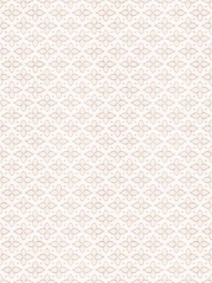 'Hyacinth' Wallpaper by Wallshoppe - Almond Latte - Detail