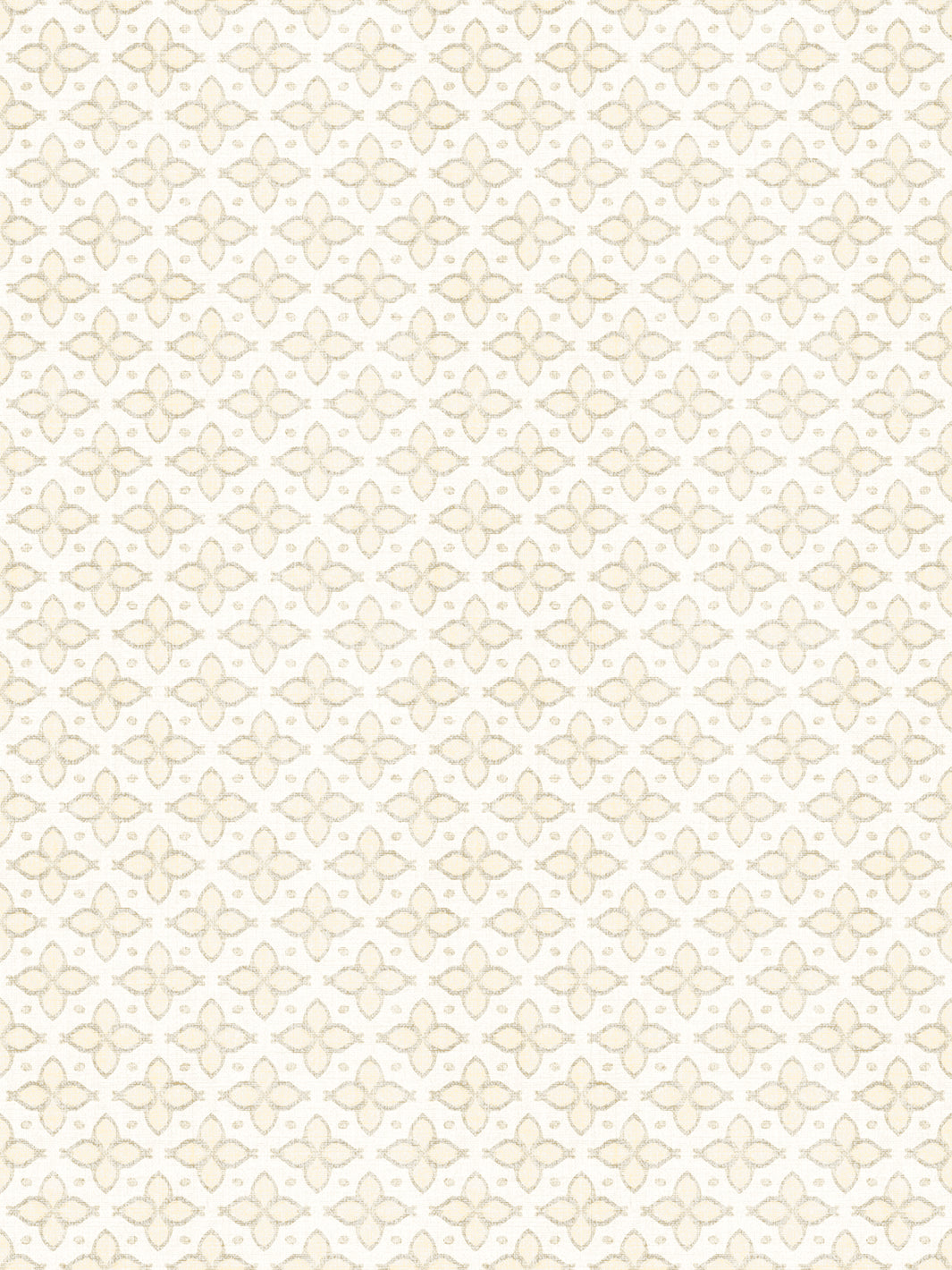 'Hyacinth' Wallpaper by Wallshoppe - Butter - Detail