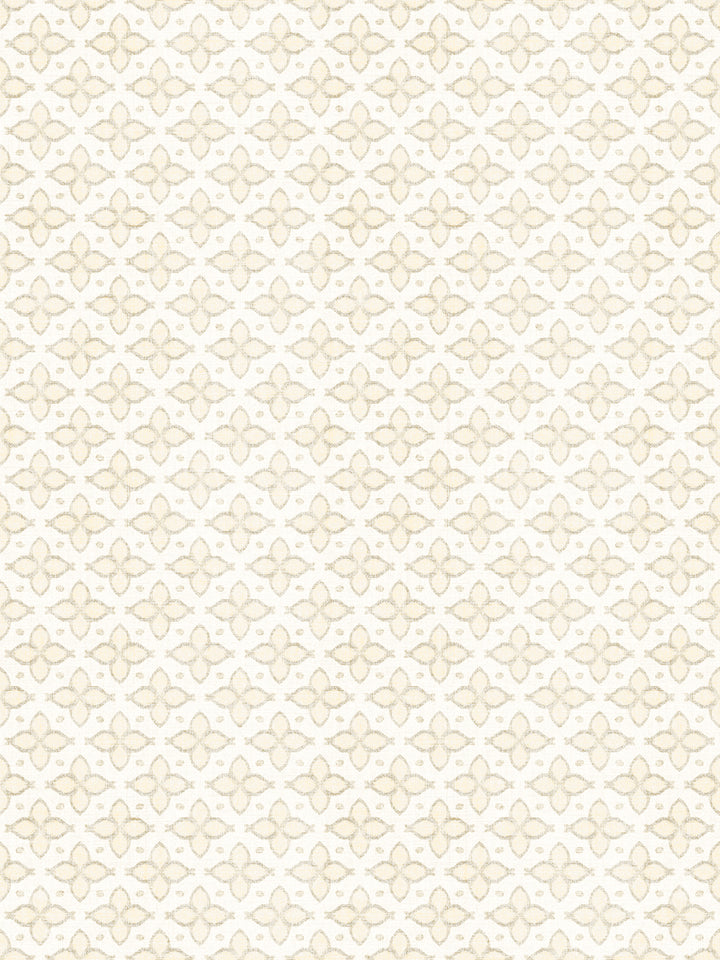 'Hyacinth' Wallpaper by Wallshoppe - Butter - Detail