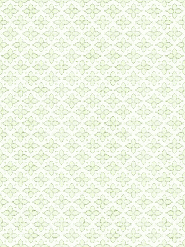 'Hyacinth' Wallpaper by Wallshoppe - Citrus Green - Detail