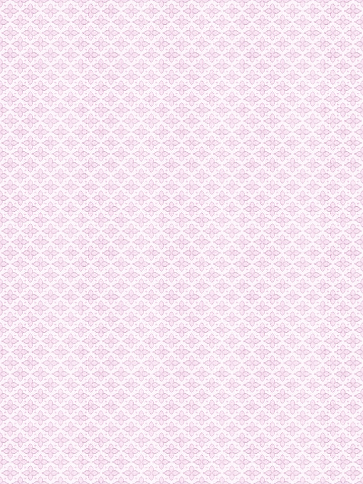 'Hyacinth' Wallpaper by Wallshoppe - Pale Fuchsia - Design