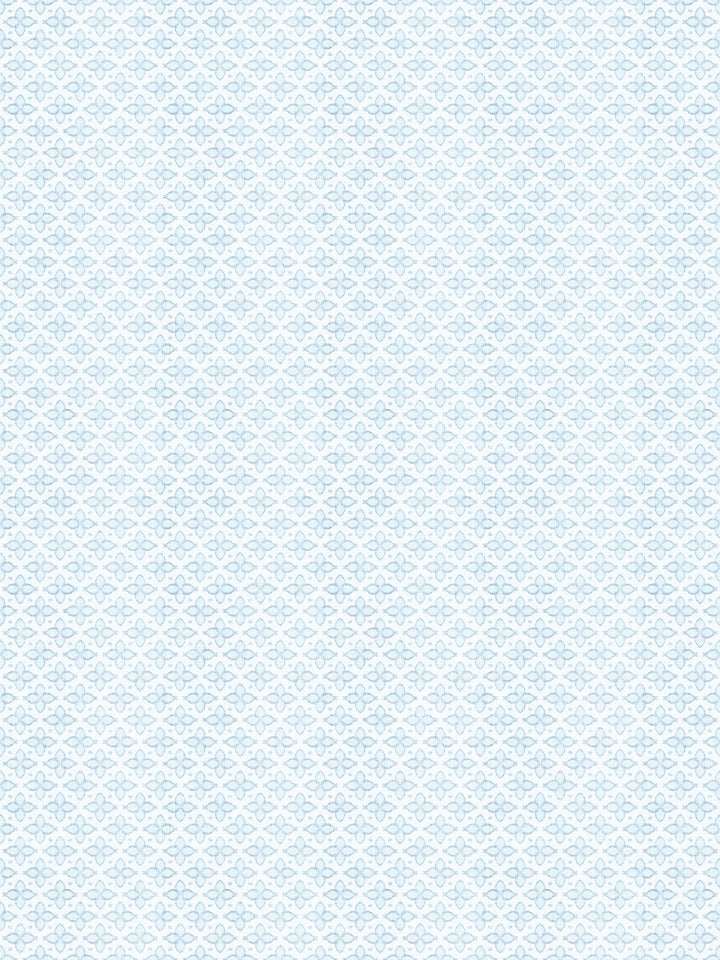 'Hyacinth' Wallpaper by Wallshoppe - Robin Blue - Design