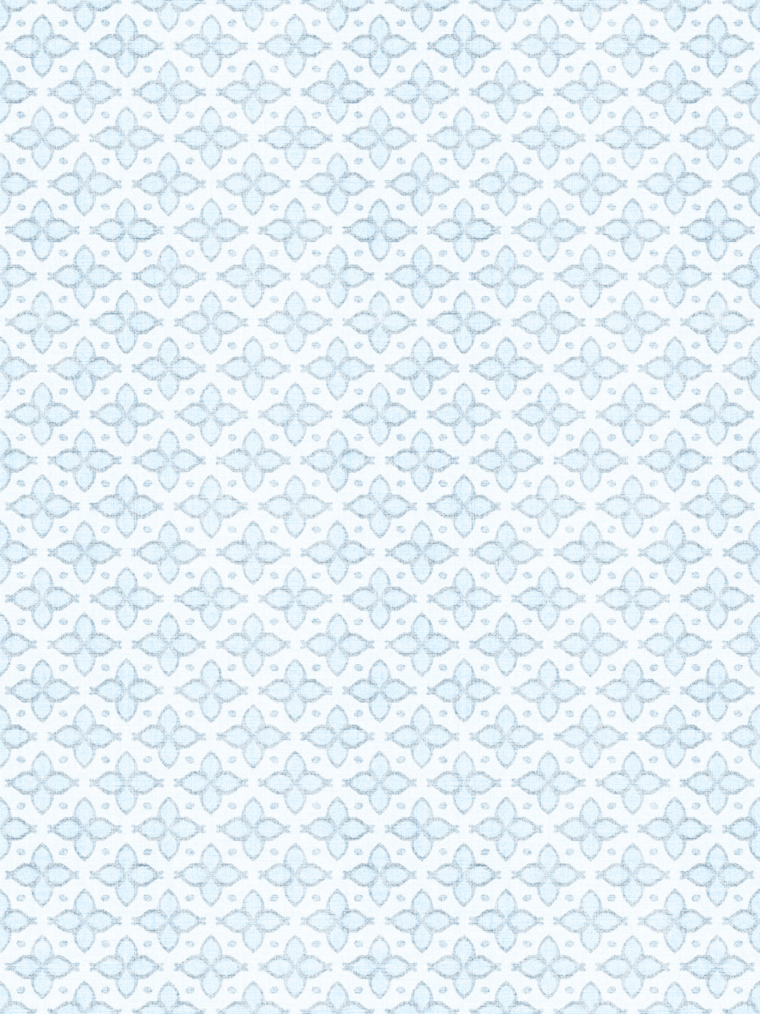 'Hyacinth' Wallpaper by Wallshoppe - Robin Blue - Detail