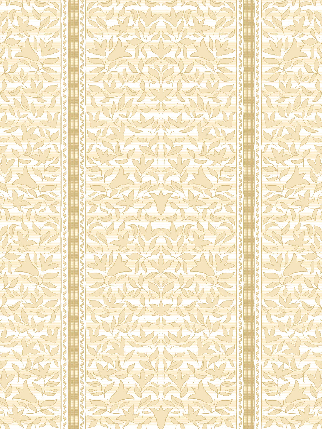 'Jezebel Stripe' Wallpaper by Wallshoppe - Butter - Design
