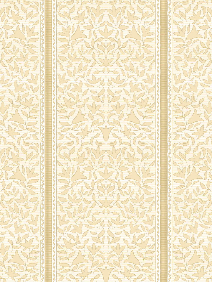 'Jezebel Stripe' Wallpaper by Wallshoppe - Butter - Design