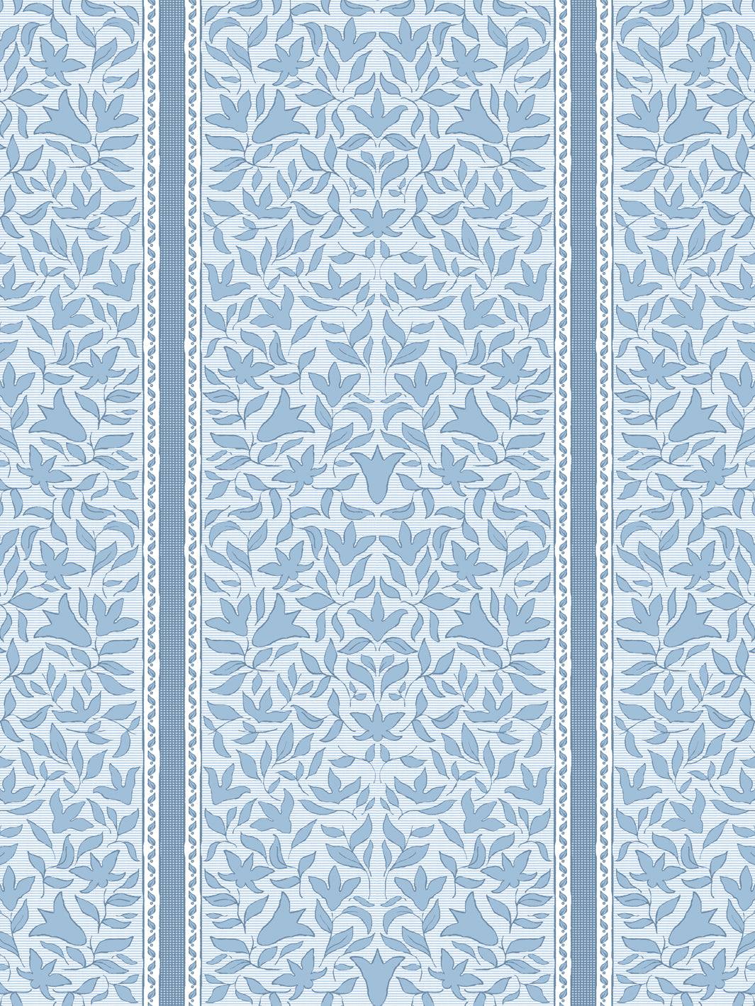 'Jezebel Stripe' Wallpaper by Wallshoppe - Denim - Design