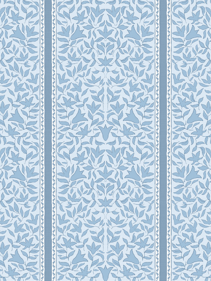 'Jezebel Stripe' Wallpaper by Wallshoppe - Denim - Design