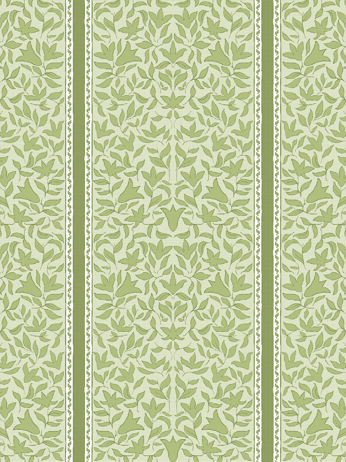'Jezebel Stripe' Wallpaper by Wallshoppe - Light Olive