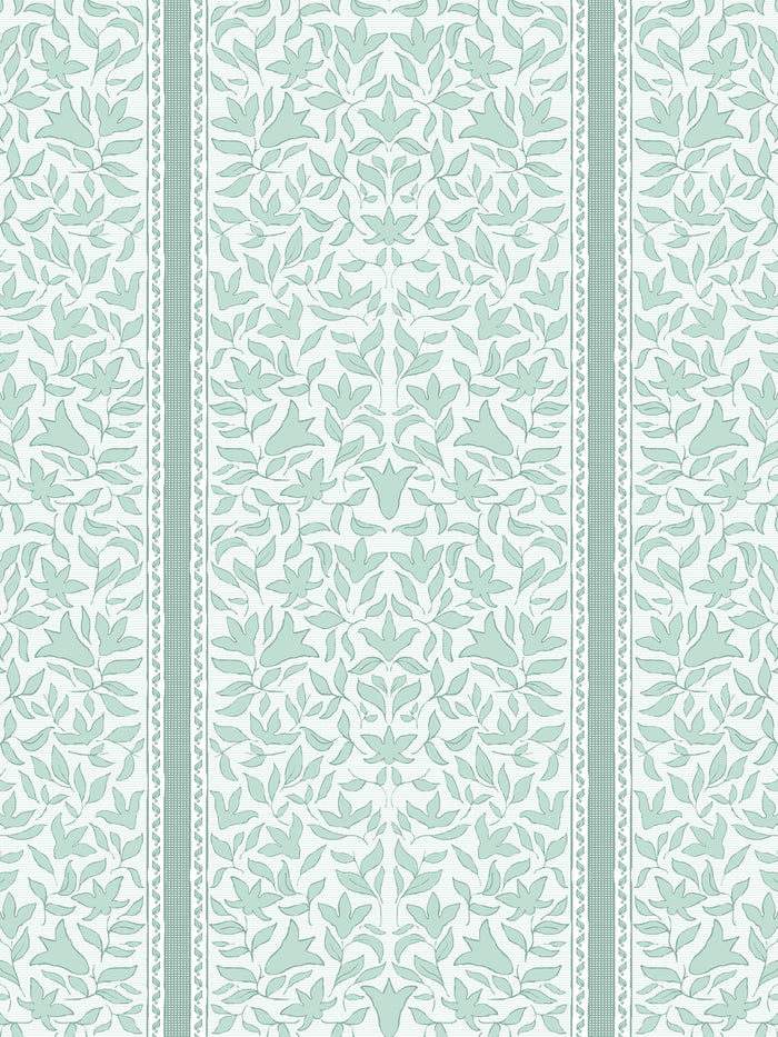 'Jezebel Stripe' Wallpaper by Wallshoppe - Seafoam