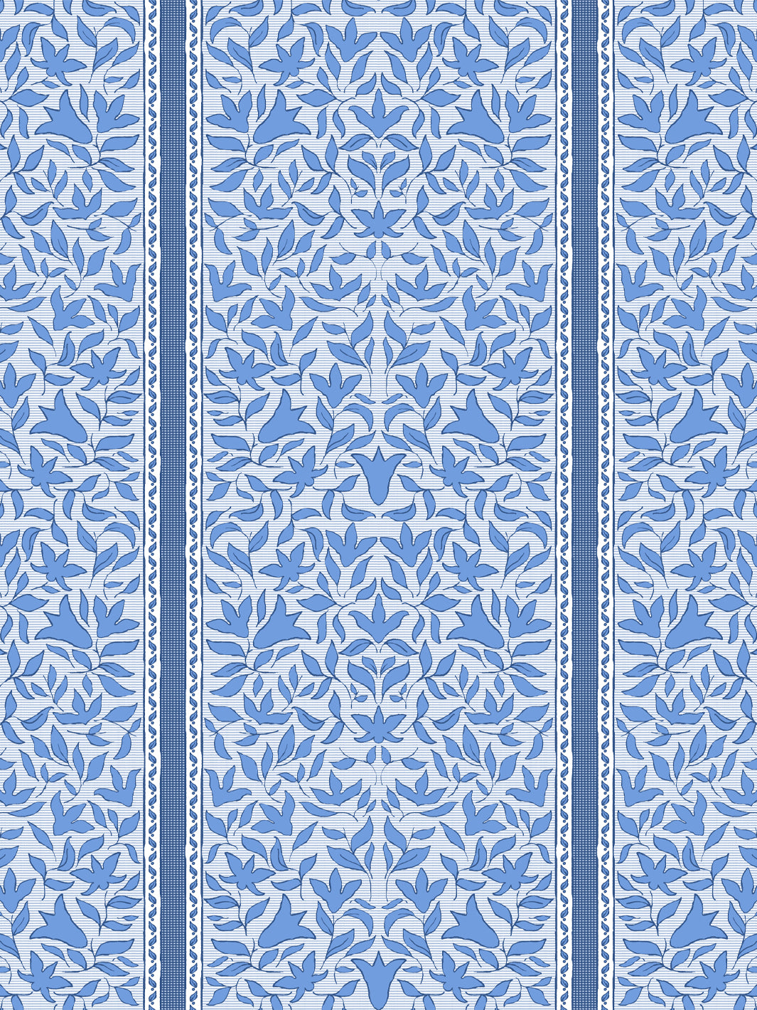 'Jezebel Stripe' Wallpaper by Wallshoppe - Slate Blue - Design