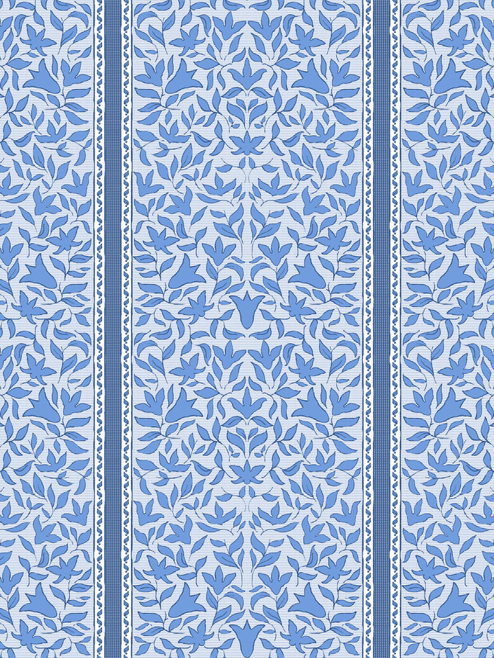 'Jezebel Stripe' Wallpaper by Wallshoppe - Slate Blue - Design