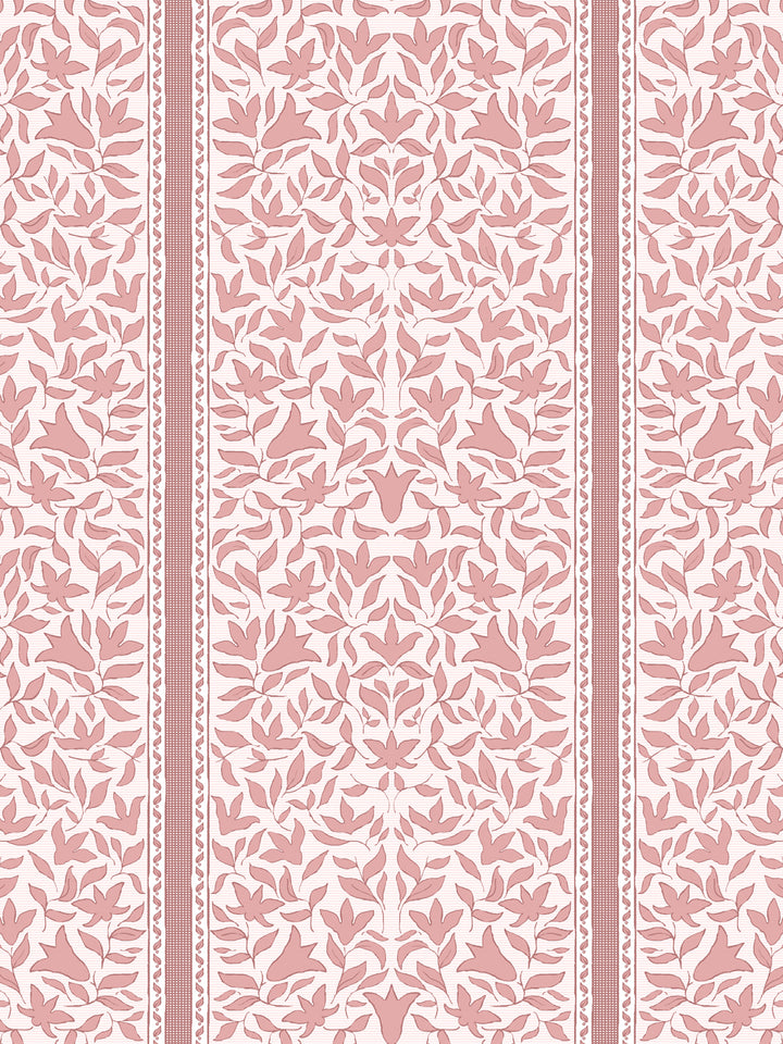 'Jezebel Stripe' Wallpaper by Wallshoppe - Sun Kissed Rosewood - Design