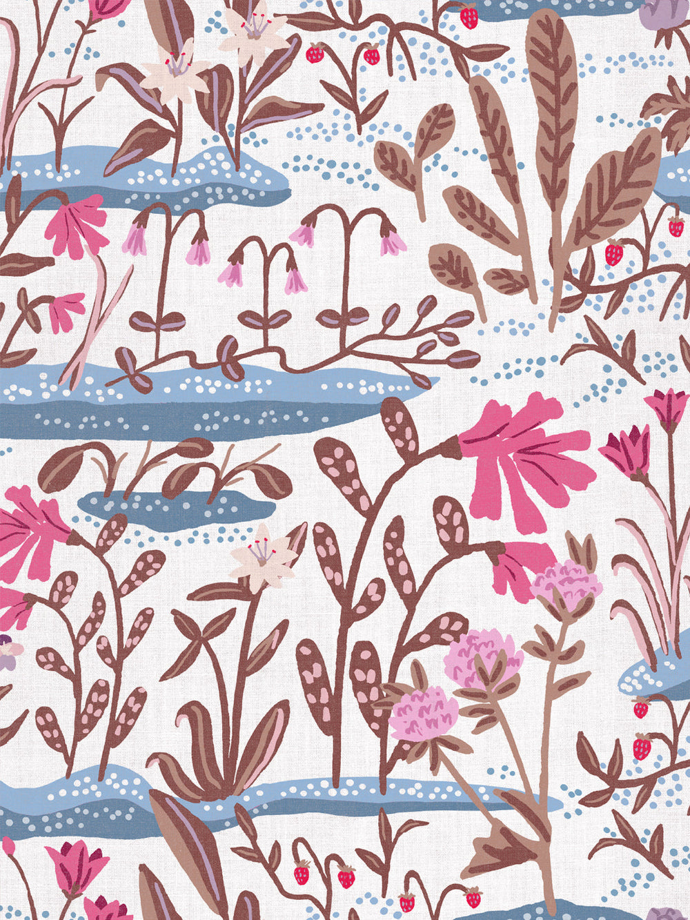 josefin linen fabric by sjp blue chestnut