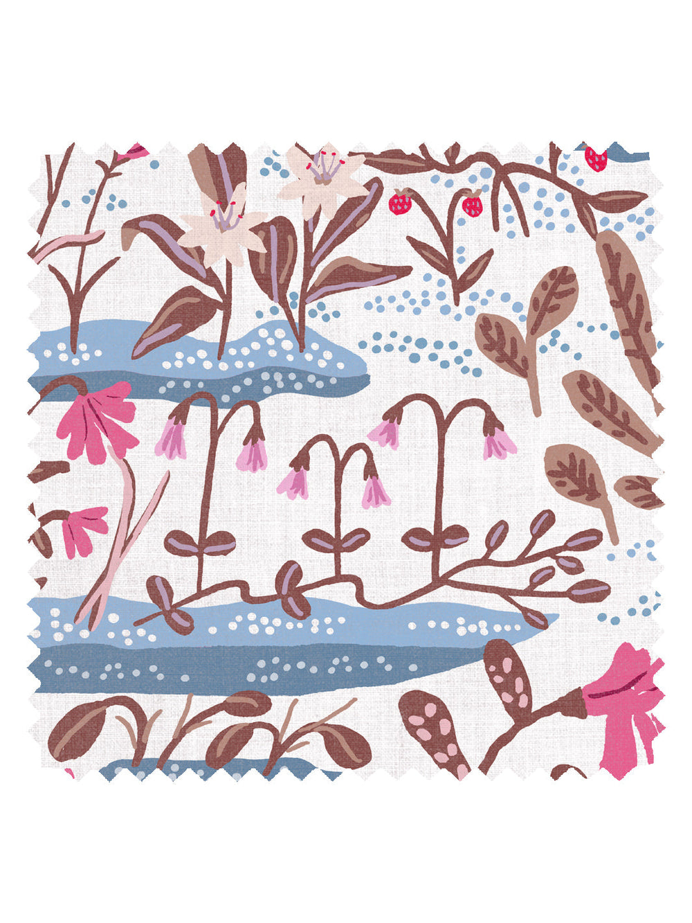 josefin linen fabric by sjp blue chestnut