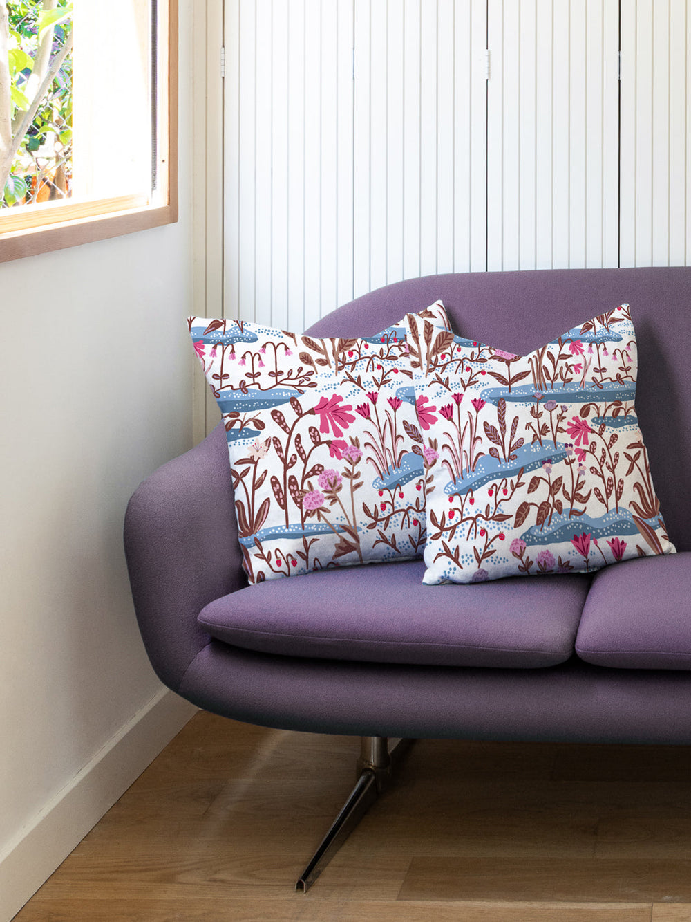 josefin linen fabric by sjp blue chestnut