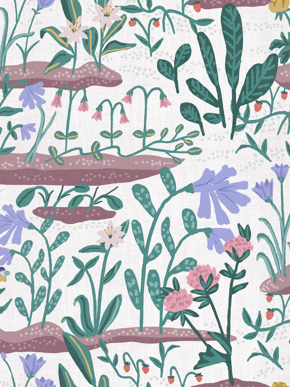 josefin linen fabric by sjp mulberry teal