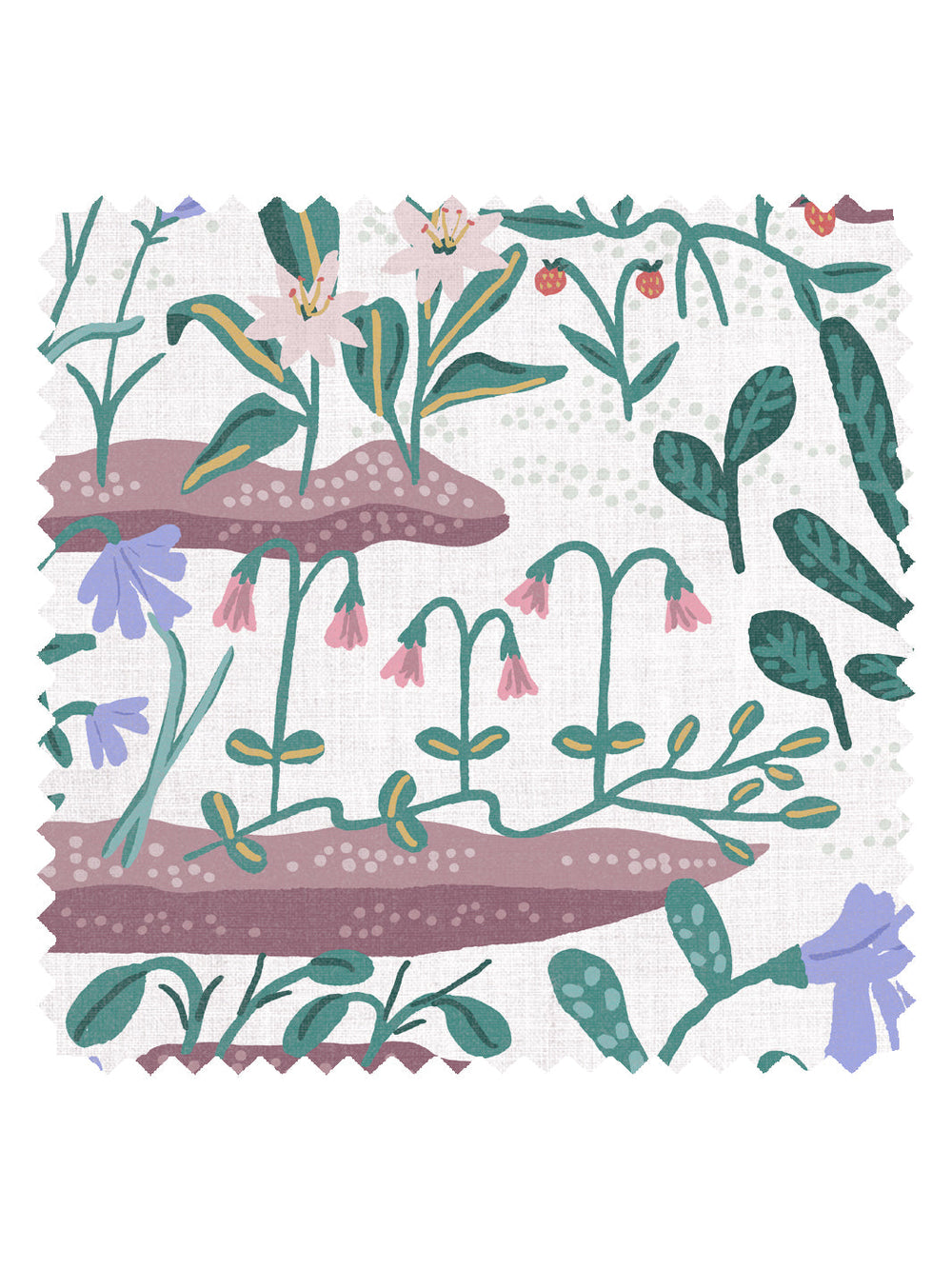 josefin linen fabric by sjp mulberry teal