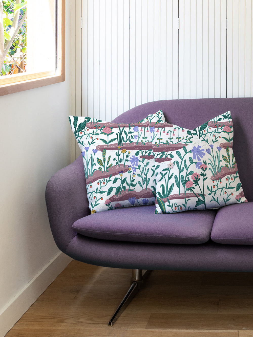 josefin linen fabric by sjp mulberry teal