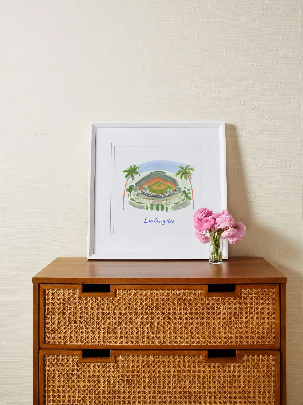 Dodger Blue Dreams Art Print