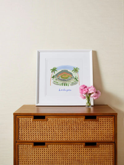 Dodger Blue Dreams Art Print