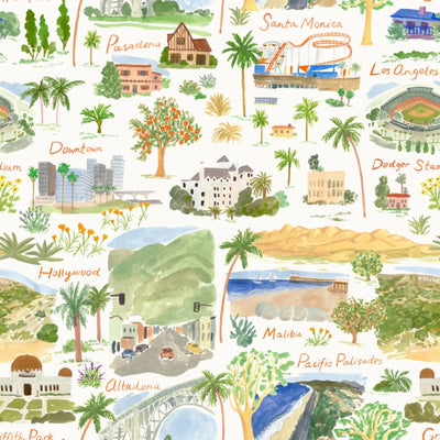 'We Love LA' Wallpaper by Wallshoppe