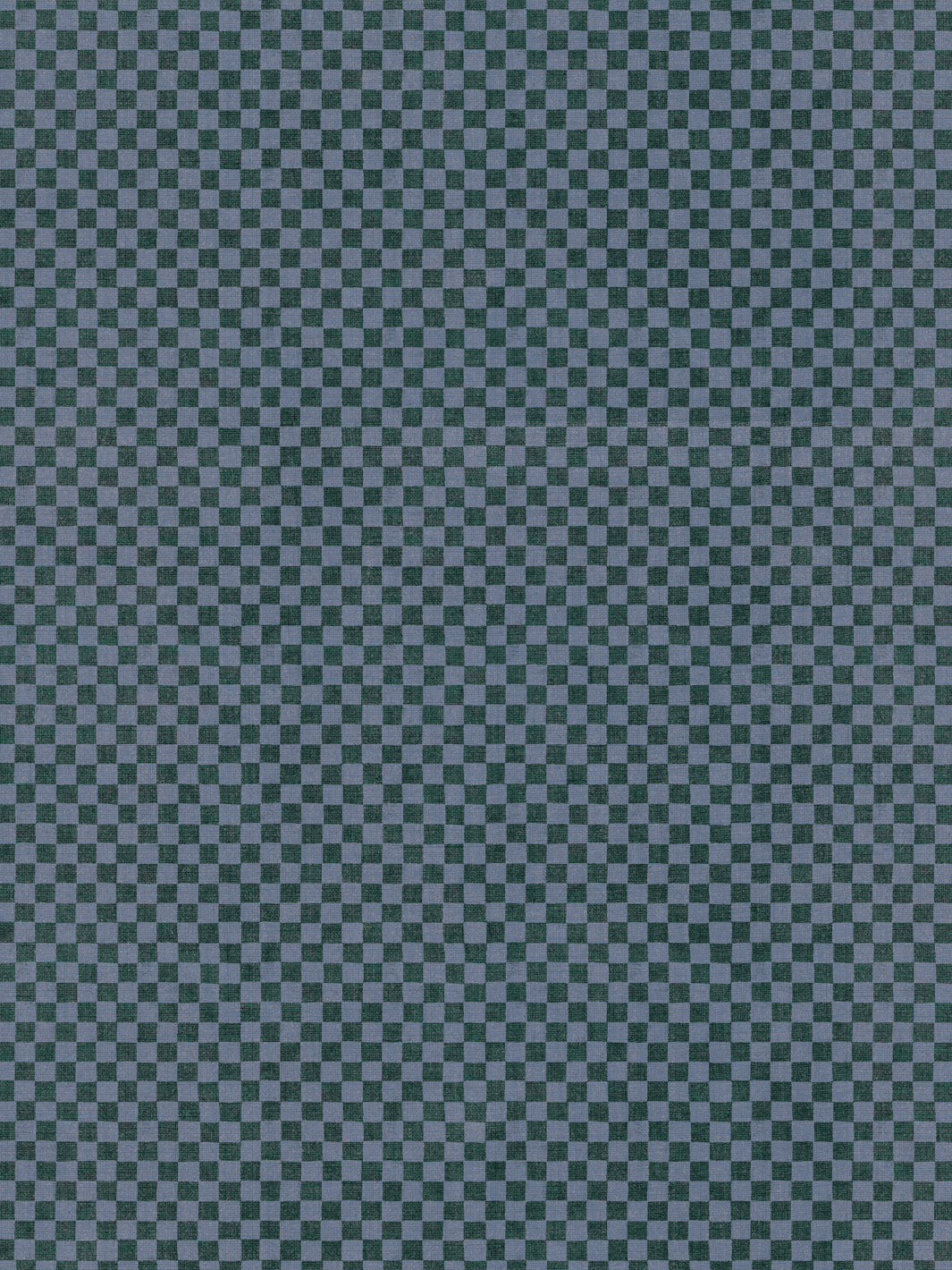 'Le Check' Linen Fabric by Clare V. - Midnight Forest