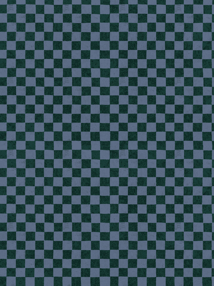 'Le Check' Wallpaper by Clare V. - Midnight Forest