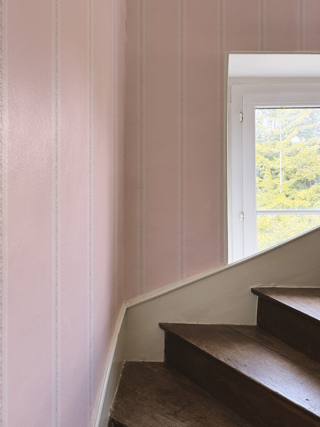 'Le Trellis' Wallpaper by Clare V. - Blush Cream