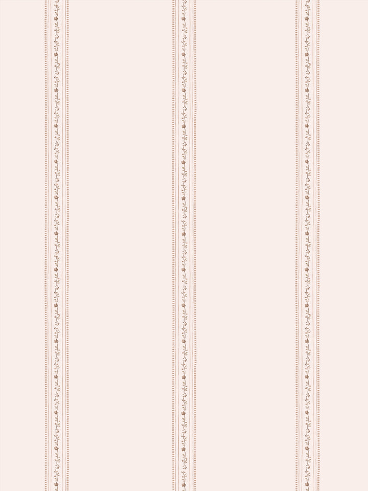 'Le Trellis' Wallpaper by Clare V. - Clay Petal