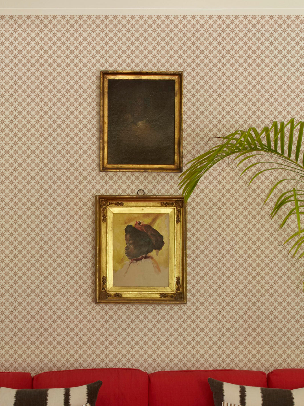 'Lets Get High' Wallpaper by Flint Wood & Hicks - Brown