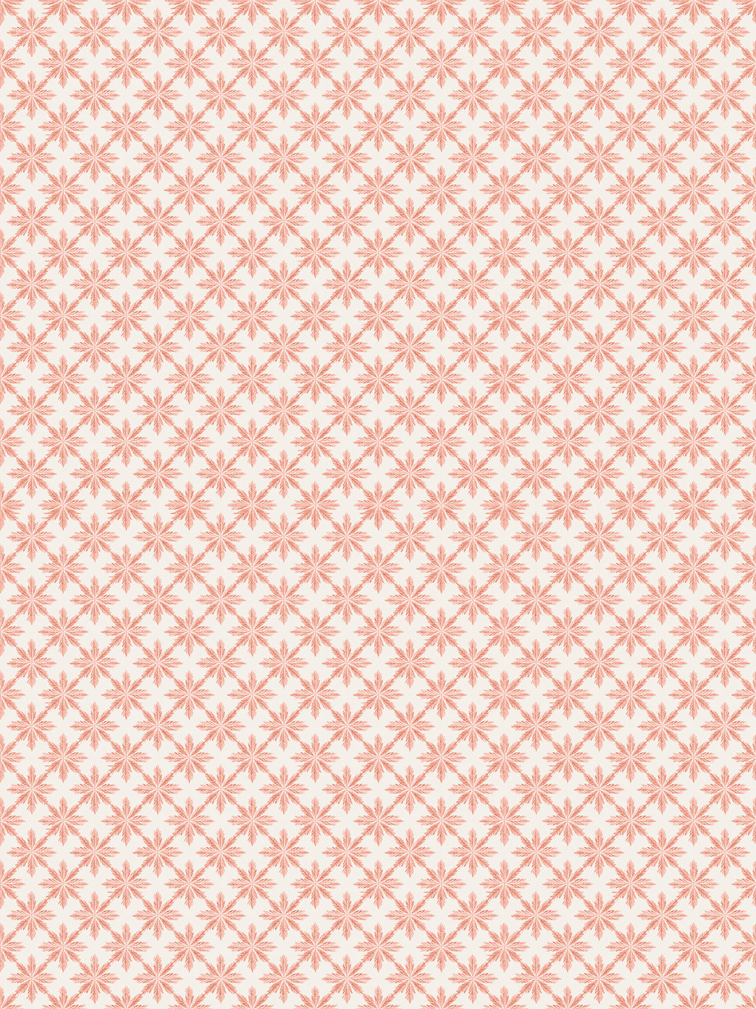 'Lets Get High' Wallpaper by Flint Wood & Hicks - Dark Coral