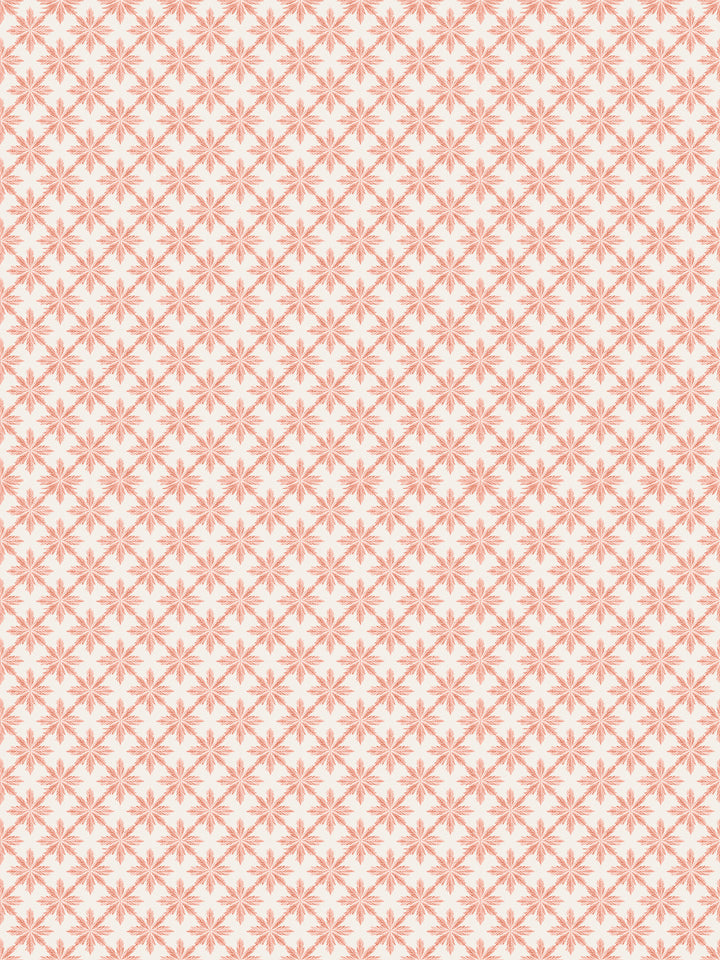 'Lets Get High' Wallpaper by Flint Wood & Hicks - Dark Coral