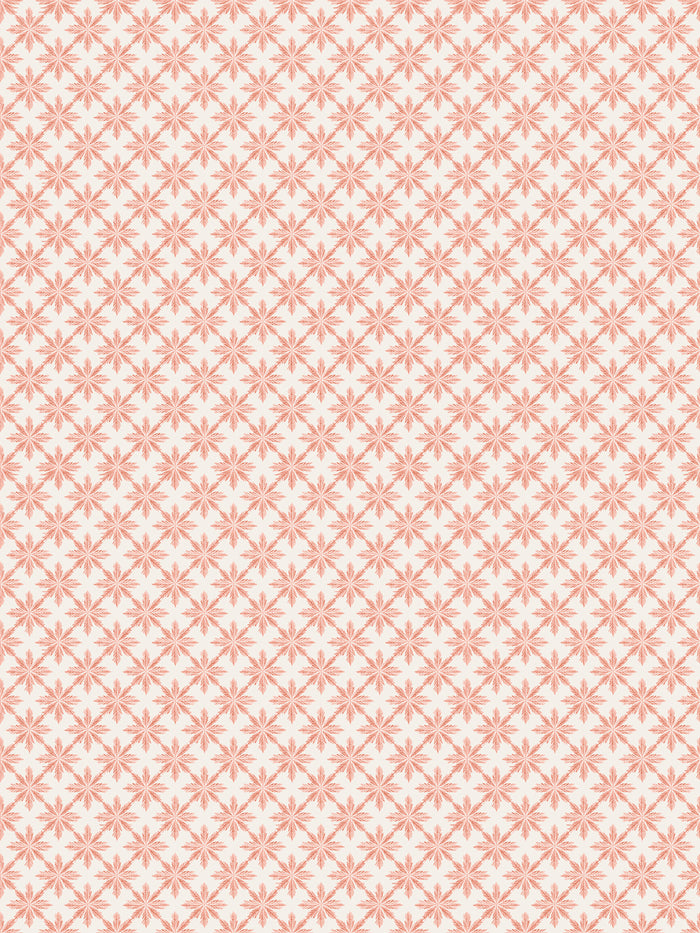 'Lets Get High' Wallpaper by Flint Wood & Hicks - Dark Coral